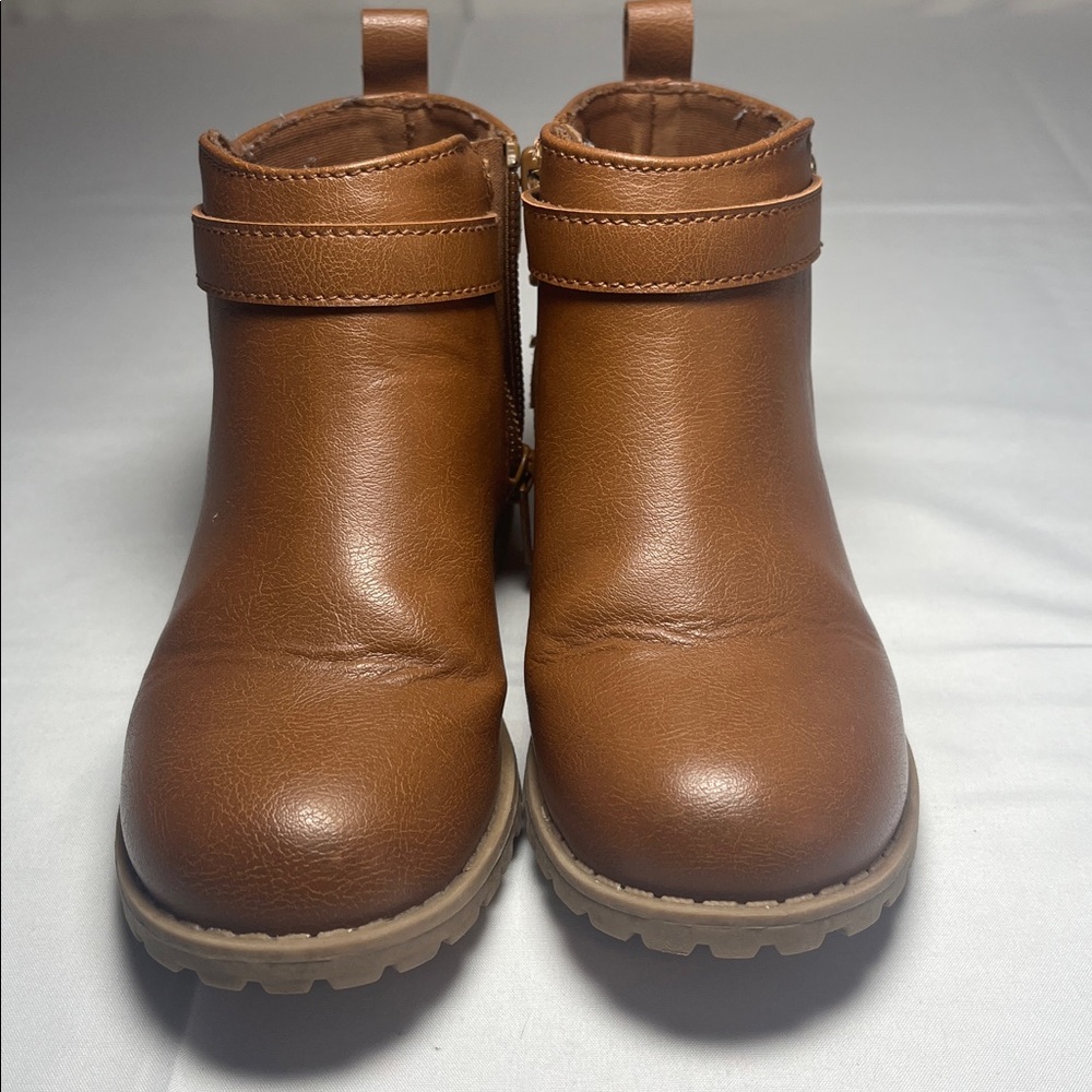 Old Navy “Golden Tan” Kids Ankle Boots - Picture 8 of 12